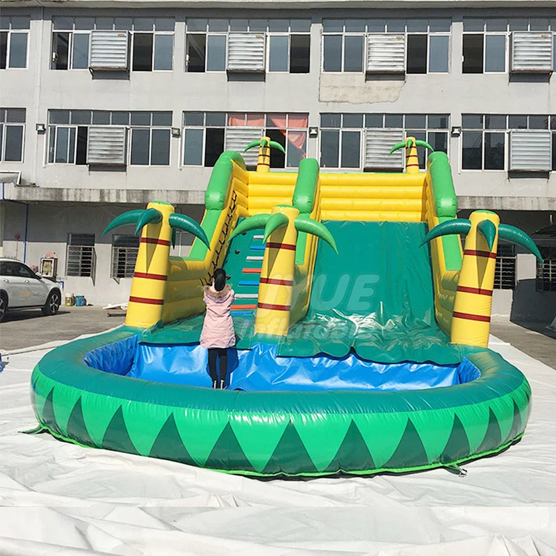 Tropical Factory Price Of Inflatable Water Slide ,Commercial Blow Up Water Slide For Sale