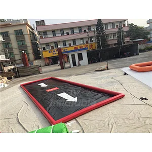 PVC Portable Airtight Cleaning Inflatable Car Wash Mat, Inflatable Car Water Collector Containment Mat
