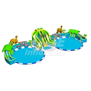 Outdoor Shell Theme Water Amusement Park Inflatable Backyard Water Park For Adult And Children