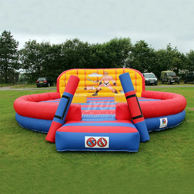 Commercial Cheap Inflatable Gladiator Dueling Jousting Arena Field For Sale