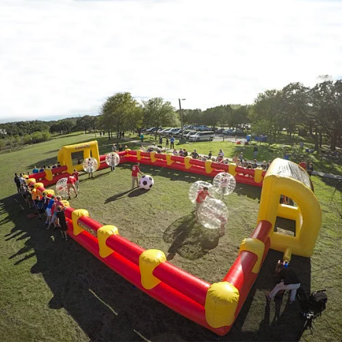 Hot Selling Durable 2019 Outdoor Sport Games Inflatable Football Field Soap Soccer Court Arena Super Slippery And Fun