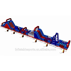 Super Inflatable Obstacle Course For Kids Warrior Dash Inflatable Obstacle Course