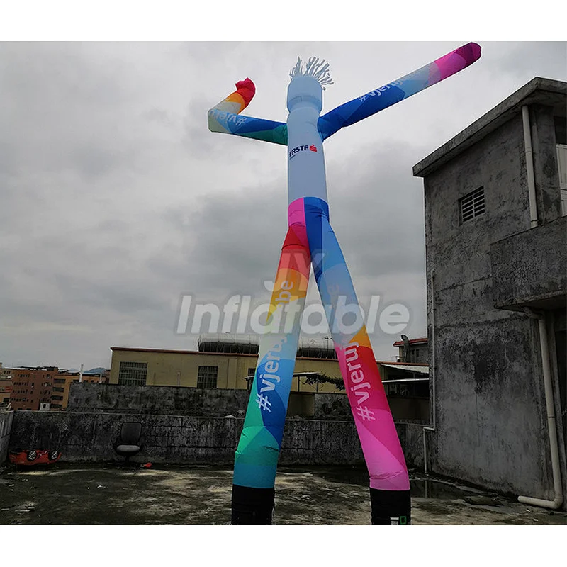 Oxford Cloth Outdoor Advertising Two Legs Air Sky Dancers Inflatable Dancing Balloon