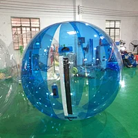 Blue Color Walking Bubble Ball Walk On Water Inflatable Ball For Rental