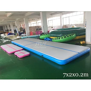 3m 4m 5m 6m 8m 9m 10m 12m Hot Rainbow AirTrack P1 P2 Gymnastics Tumbling Mat Air Floor Factory Custom Logo Inflatable Air Track
