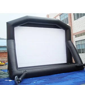 Outdoor Used Commercial Cinema Screen Inflatable Giant Movie Screen For Sale