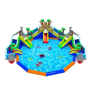 Summer Popular Guangzhou Cheap Inflatable Water Park for Sale