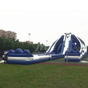Outdoor Commercial Inflatable Water Slides China, Adults And Kids Game Big Water Slides For Sale