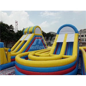 Super Fun Cheap Air Fun Obstacle Course Inflatable For Kids And Adults Challenging