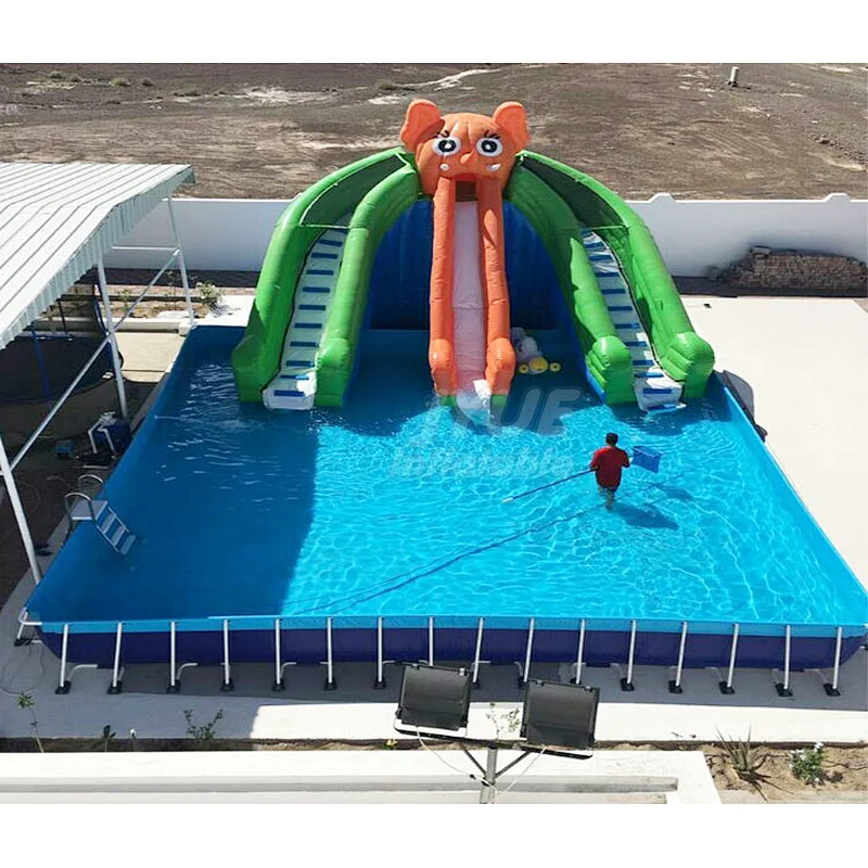 Factory Price Commercial Huge Inflatable Outdoor Land Water Park