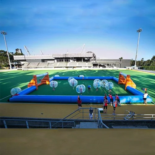 High Quality New Indoor Portable Water Soap Soccer Filed Inflatable Football Field For Sale
