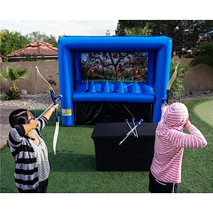 Kids N Adults Indoor Interactive Inflatable Archery Game With Hover Balls For Archery Target Sports Activities