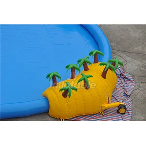 Blow Up Water Park Inflatable Backyard Water Slide And Pool