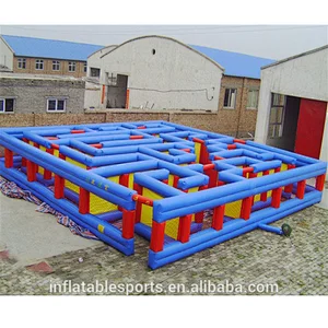 Inflatable Obstacle Course Commercial Design Cube Inflatable Out Maze For Sale