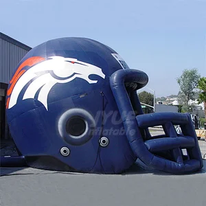 Hot Sale Attractive Giant Inflatable Soccer Football Helmet Entrance Tunnel Tent For Sport Event