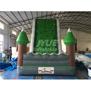 Indoor Kids Game Used Inflatable Rock Climbing Wall For Backyard Sport Game