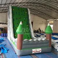 Indoor Kids Game Used Inflatable Rock Climbing Wall For Backyard Sport Game