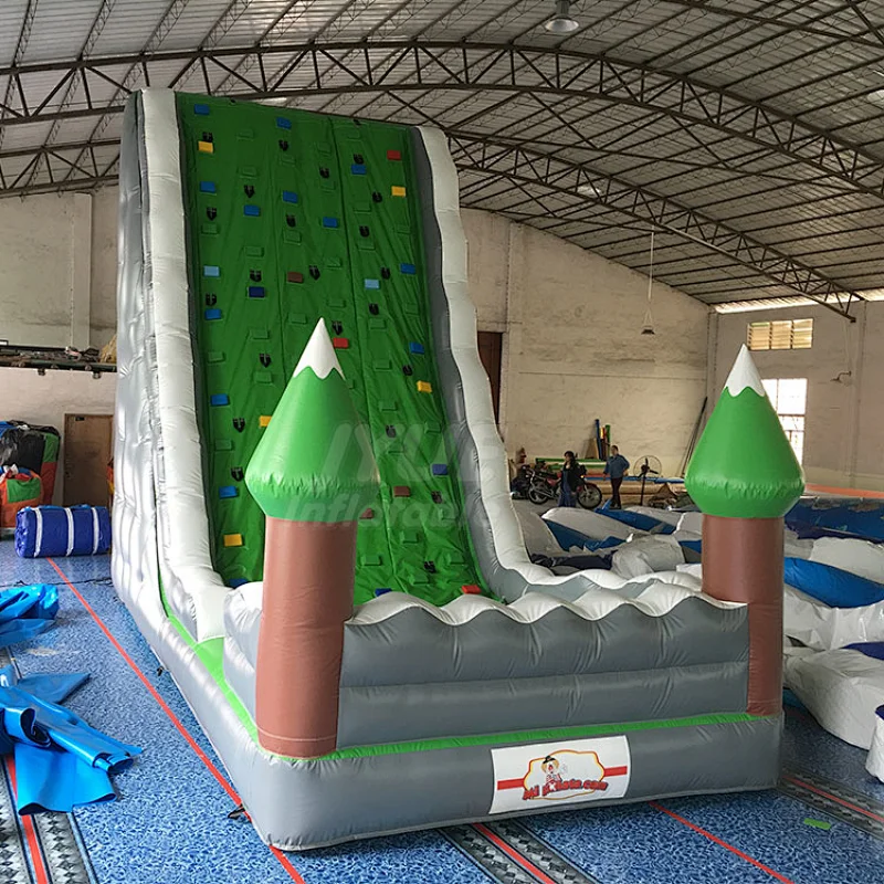 Indoor Kids Game Used Inflatable Rock Climbing Wall For Backyard Sport Game