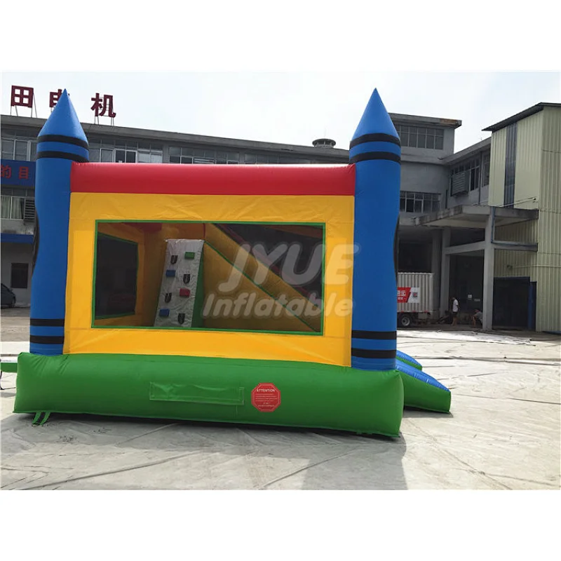 Commercial Outdoor Caryon Inflatable Bouncer Slide Combo For Kids