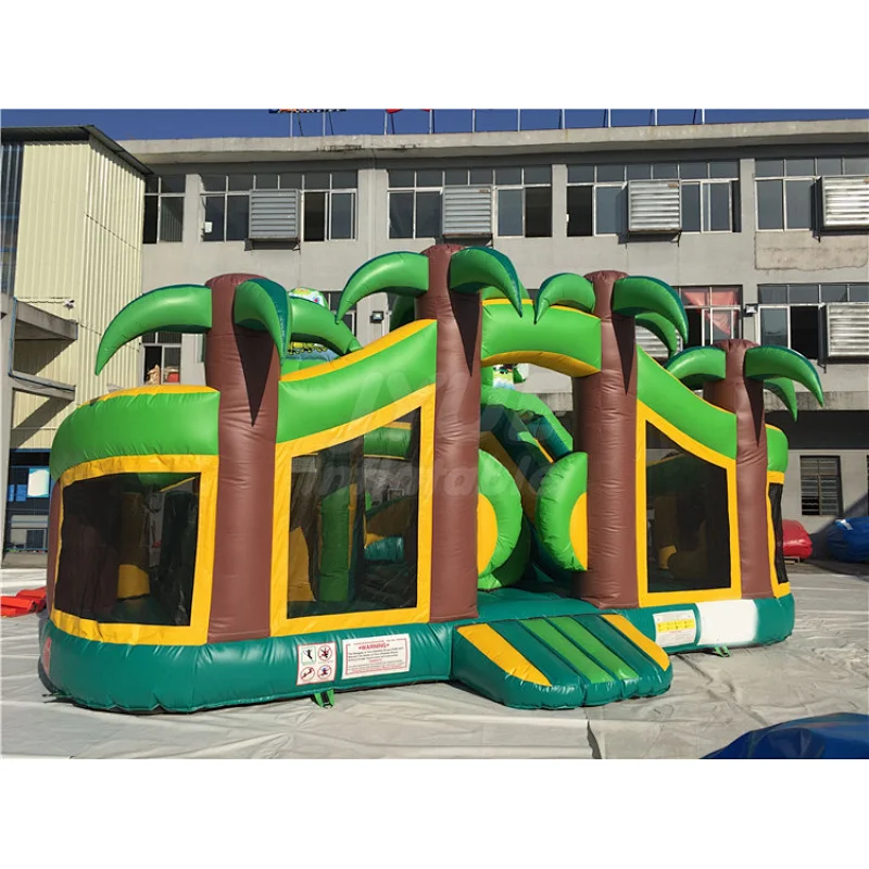 New Jungle Inflatable Big Fun City Amusement Park Kids Inflatable Playground With Protect Cover