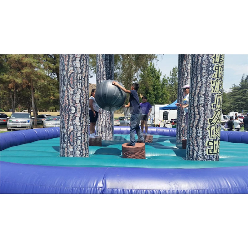 Popular Outdoor Inflatable Wrecking Ball Game Interactive Sports Game For Sale