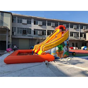 Factory Price Kids Outdoor Water Slide Park Inflatable Water Amusement Park For Rental