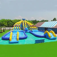Dependable Quality Summer Backyard Amusement Park Small Water Games Inflatable Water Park