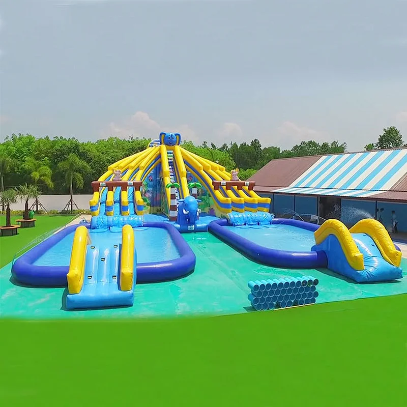 Dependable Quality Summer Backyard Amusement Park Small Water Games Inflatable Water Park