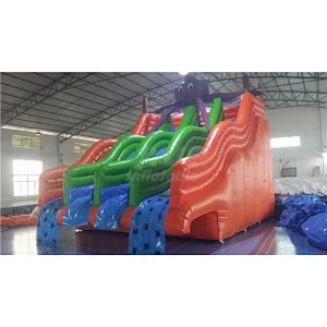 Kids Water Park Design Octopus Inflatable Pool Water Slides For Sale