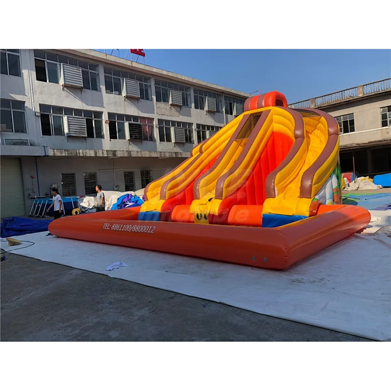 Factory Price Kids Outdoor Water Slide Park Inflatable Water Amusement Park For Rental