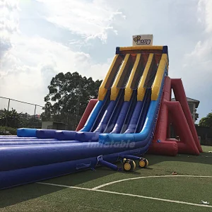 Beach Commercial Large Hippo Inflatable Water Slide For Outdoor Event Trippo Water Slide
