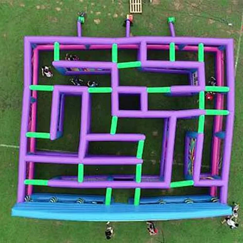 High Quality Large Inflatable Maze For Adults And Kids Huanted Corn Maze Game