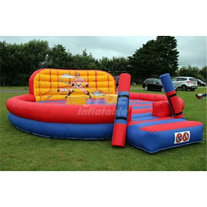 Commercial Cheap Inflatable Gladiator Dueling Jousting Arena Field For Sale