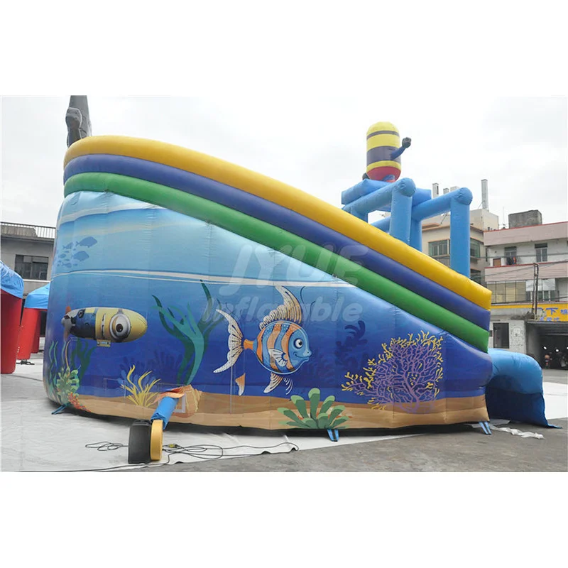 Minions Them Pool Water Slide Inflatable , Water Slide For Swimming Pool Inflatable