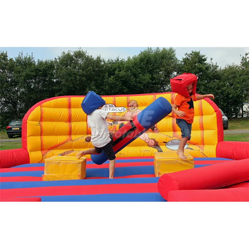 Commercial Cheap Inflatable Gladiator Dueling Jousting Arena Field For Sale