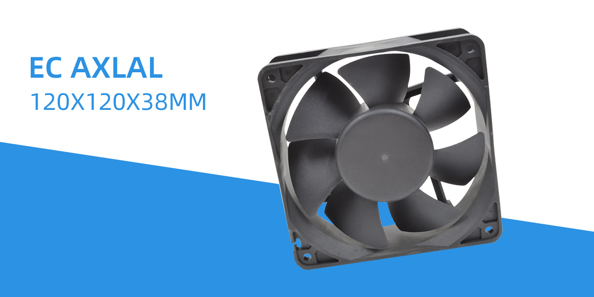 EC axial fan 120x120x38mm