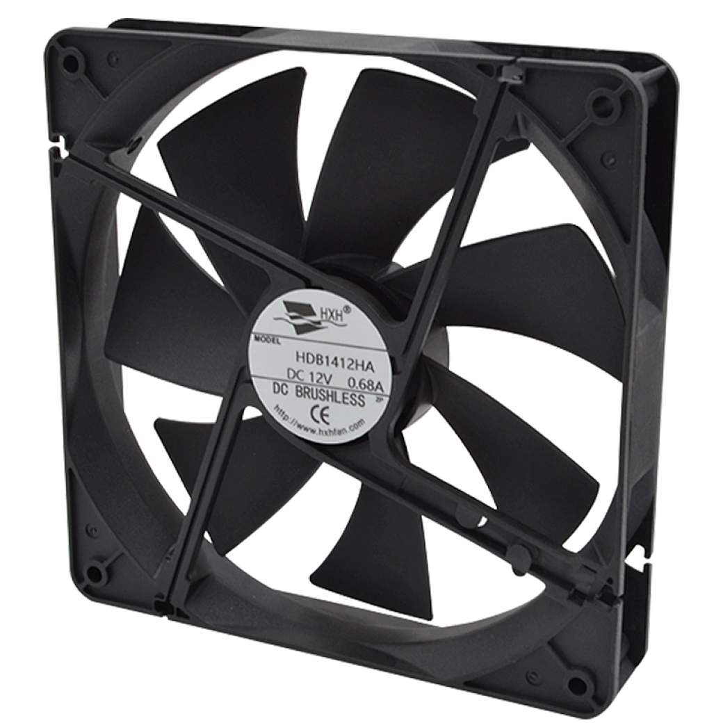 DC axial fan 140x140x25mm