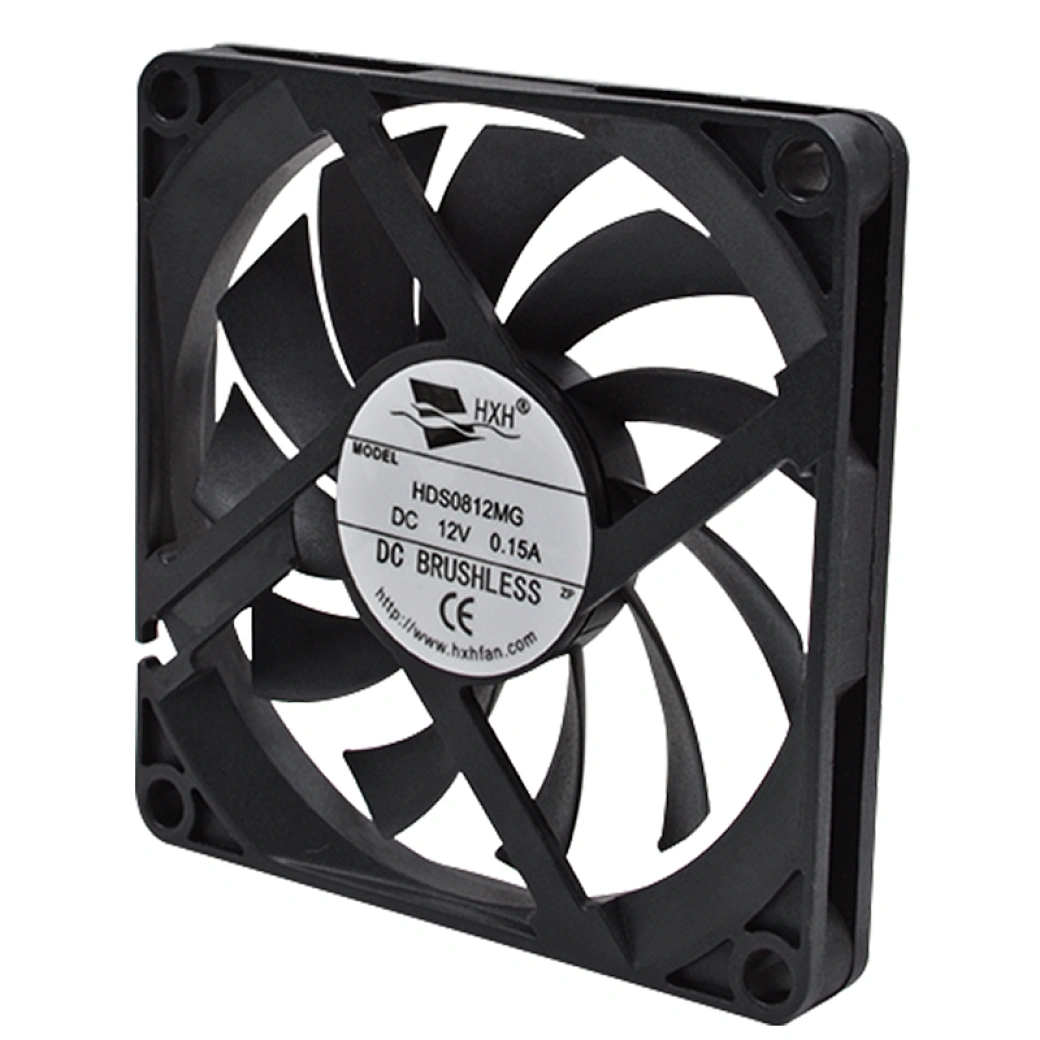 DC axial fan 80x80x10mm