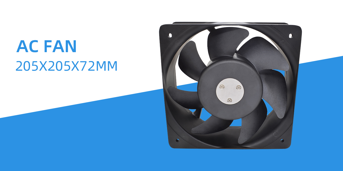 AC axial fan 205x205x72mm