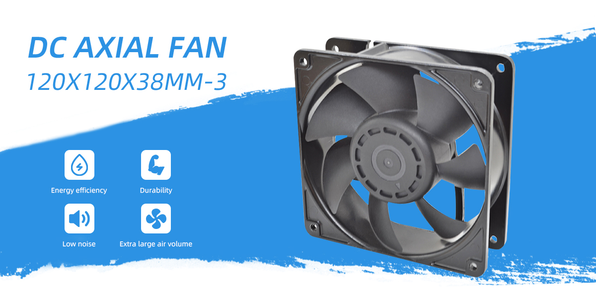 DC axial fan 120x120x38mm-3