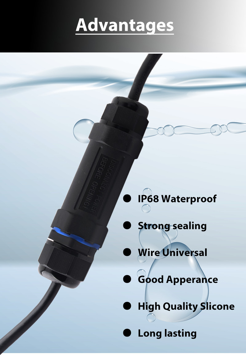 waterproof inline connector