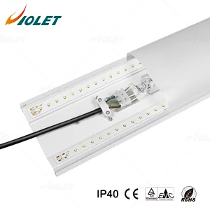 IP40 LED Linear Batten Light for Meeting Room 3 End Wiring Easy to Install