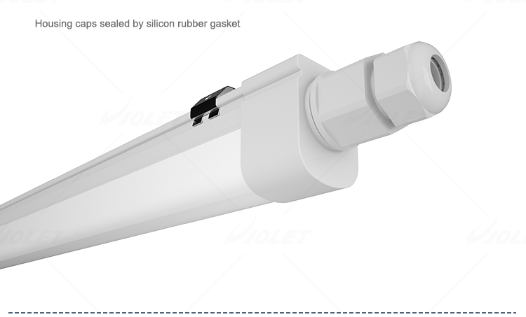 5ft batten light with rubber gasket