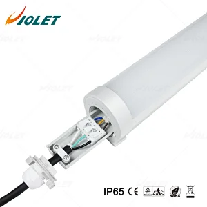 Industrial IP65 Tube Linear Hanging Light for Underground Parking Lot Tri Proof Vapor Tight