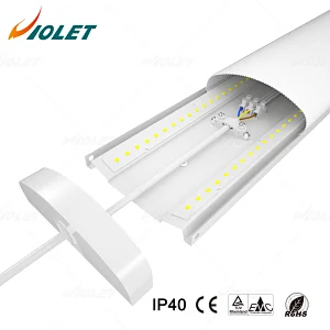IP40 LED Linear Batten Light for Meeting Room 3 End Wiring Easy to Install