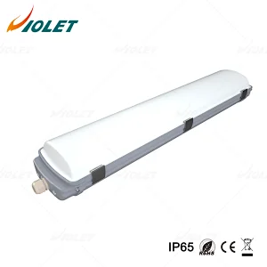 IP65 LED Vapor Tight Light for Warehouse, Home Gym, with PC Diffuser & Aluminium Housing