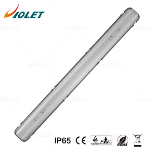 IP65 Waterproof Linear Light Transparent Cover 47W/52W 1200MM/1500MM Single Twin LED Tube Lighting Fixtures