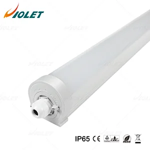 Industrial IP65 Tube Linear Hanging Light for Underground Parking Lot Tri Proof Vapor Tight