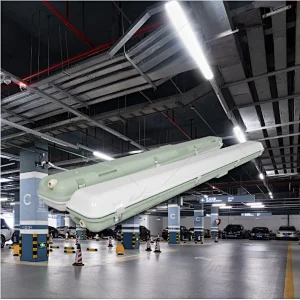 IP65 IK08 Waterproof LED Batten Light for Underground Parking Lot Vapor Tight