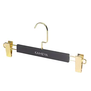 YT black men and women clothes hanger rubber surface plastic top hanger